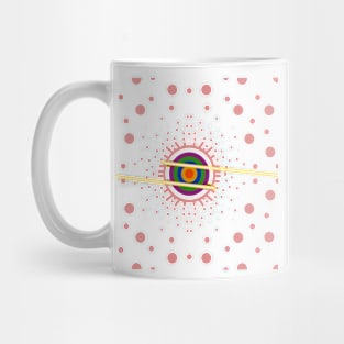 horror eyes fantastic and colorful graphic design ironpalette Mug